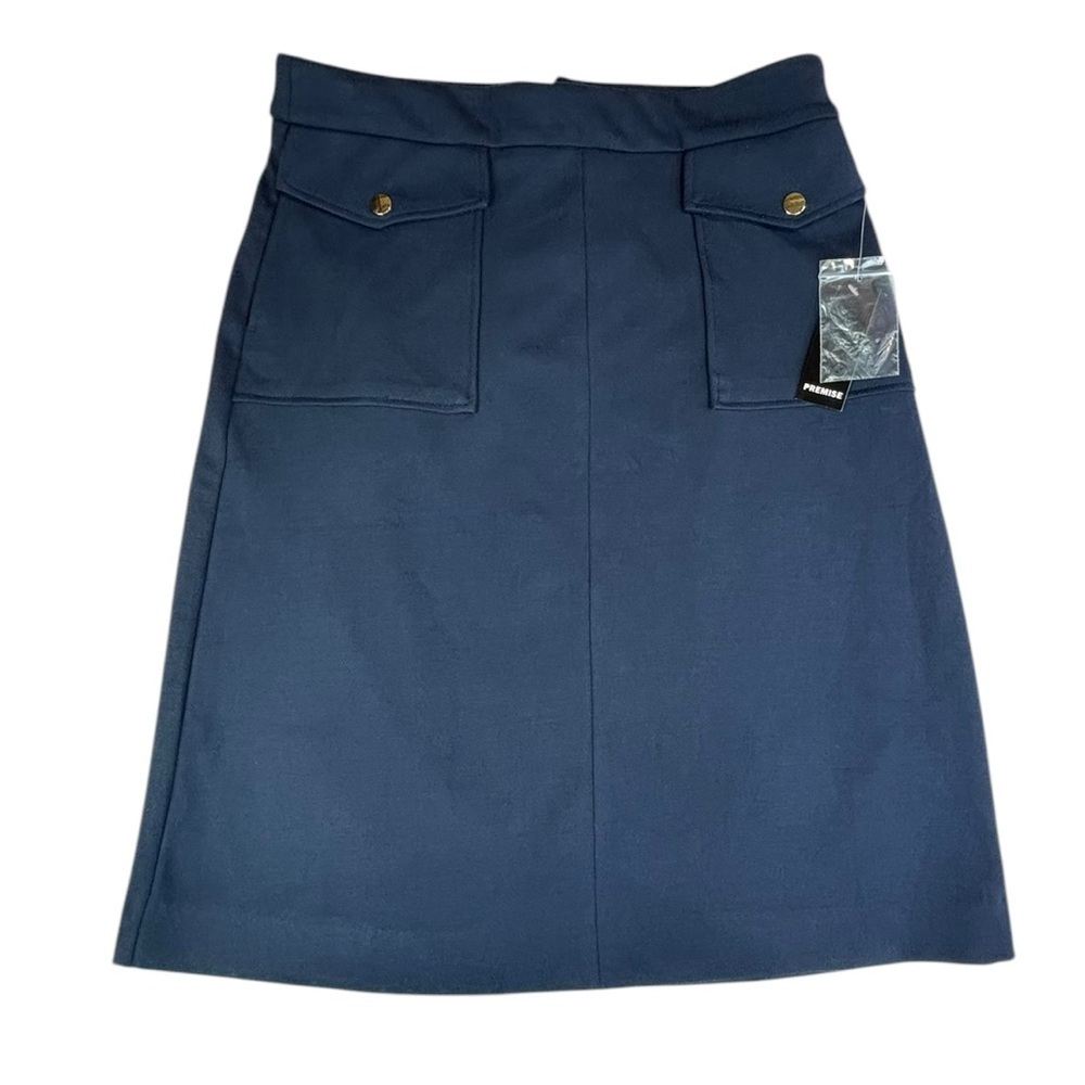 NWT Premise Navy Skirt